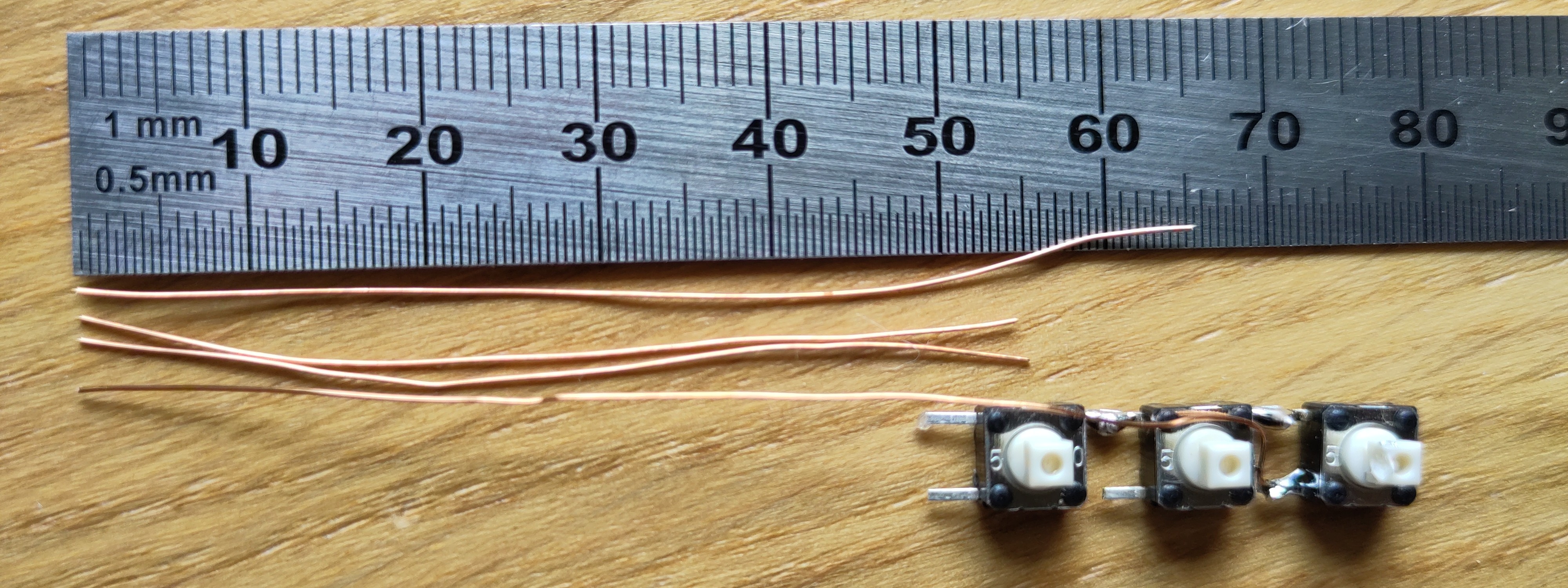 buttons cable lengths.